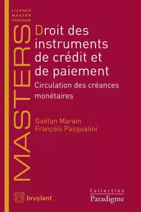 Couverture du produit · Droit des instruments de crédit et de paiement