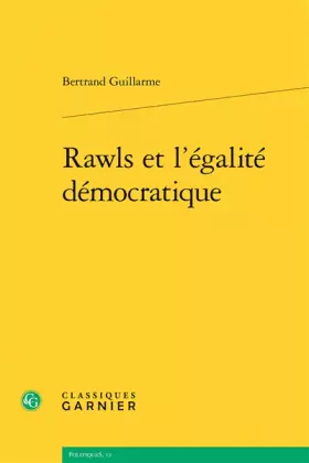 Couverture du produit · Rawls et l'égalité démocratique