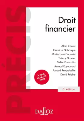 Couverture du produit · Droit financier. 3e éd.