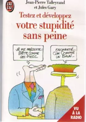 Couverture du produit · Testez et développez votre stupidité sans peine