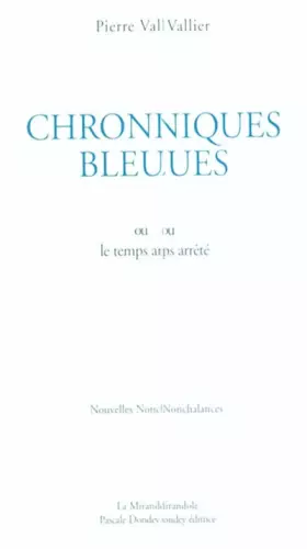 Couverture du produit · Chroniques bleues