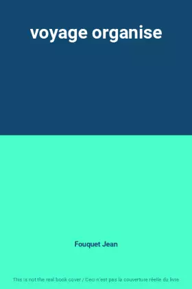 Couverture du produit · voyage organise