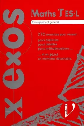 Couverture du produit · Maths, Terminale ES.L