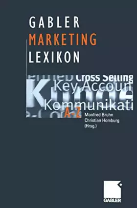 Couverture du produit · Gabler Marketing Lexikon