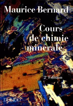 Couverture du produit · COURS DE CHIMIE MINERALE. 2ème édition revue et augmentée