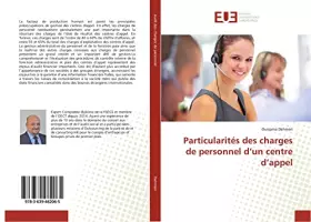 Couverture du produit · Particularités des charges de personnel d’un centre d’appel