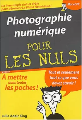 Couverture du produit · Photo numérique poche pour les Nuls