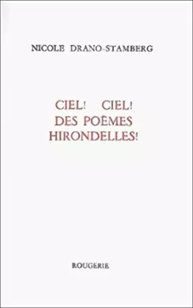 Couverture du produit · Ciel ! Ciel ! des poèmes hirondelles !