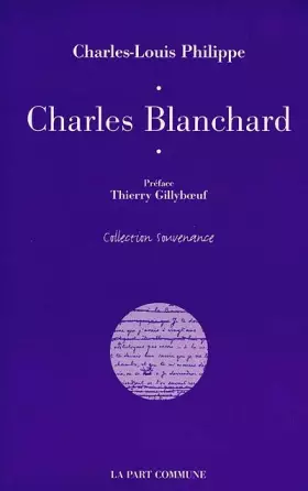 Couverture du produit · Charles Blanchard