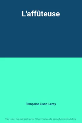 Couverture du produit · L'affûteuse