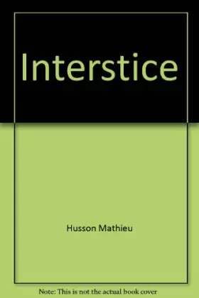 Couverture du produit · Interstice