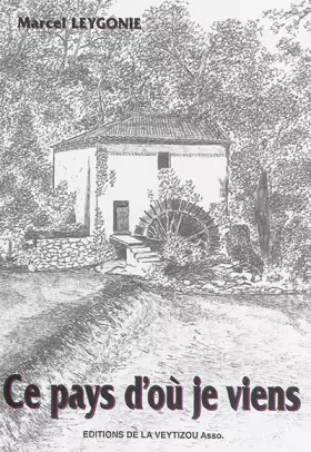 Couverture du produit · Ce pays d'où je viens