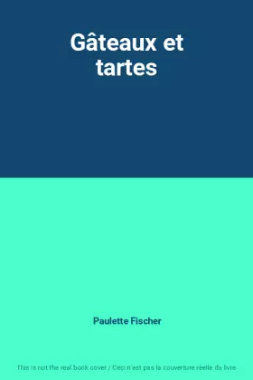 Couverture du produit · Gâteaux et tartes