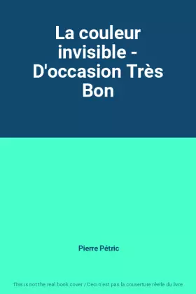 Couverture du produit · La couleur invisible - D'occasion Très Bon