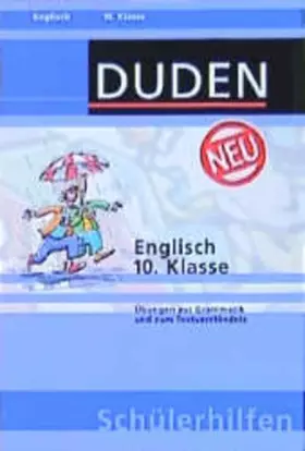 Couverture du produit · Duden Schülerhilfen, Englisch 10. Klasse: Übungen zur Grammatik und zum Textverständnis