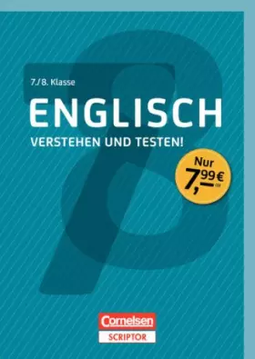 Couverture du produit · Englisch - Verstehen und testen! 7./8. Klasse