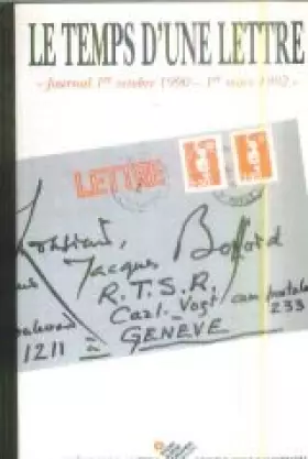 Couverture du produit · Le Temps d'une lettre