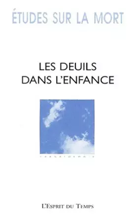 Couverture du produit · Etudes sur la mort, numéro 115 - 1999 : Deuils