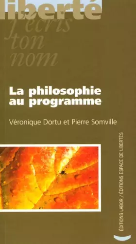 Couverture du produit · La Philosophie au Programme