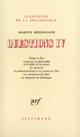 Couverture du produit · Le Séminaire de Zahringen