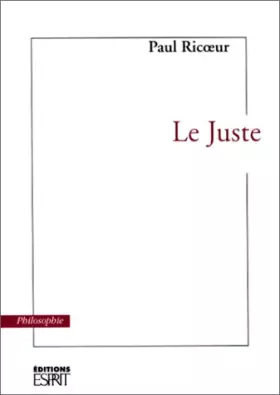 Couverture du produit · Le Juste