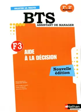 Couverture du produit · AIDE A DECISION BTS FINALITE 3