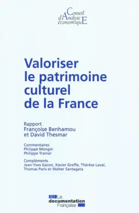 Couverture du produit · Valoriser le patrimoine culturel de la France (CAE 97)