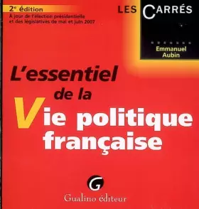 Couverture du produit · L'essentiel de la Vie politique française