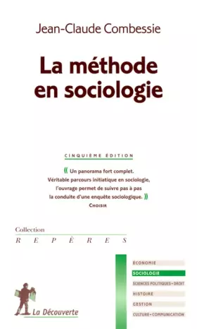 Couverture du produit · La méthode en sociologie