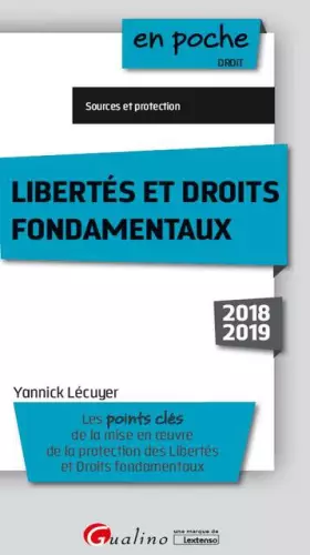 Couverture du produit · Libertés et droits fondamentaux