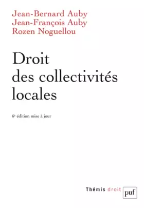 Couverture du produit · Droit des collectivités locales