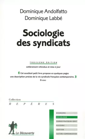 Couverture du produit · Sociologie des syndicats