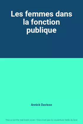Couverture du produit · Les femmes dans la fonction publique