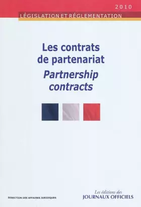 Couverture du produit · Les contrats de partenariat Partnership contracts Brochure 1010 édition mars 2010