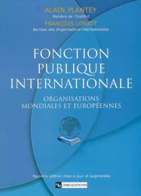 Couverture du produit · Fonction publique internationale