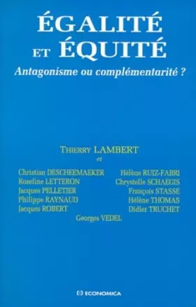 Couverture du produit · Egalité et équité