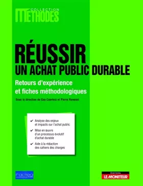 Couverture du produit · Réussir un achat public durable