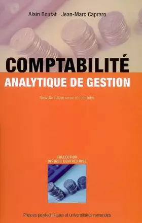 Couverture du produit · Comptabilité analytique de gestion
