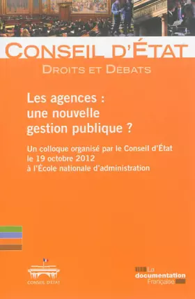 Couverture du produit · Les agences: une nouvelle gestion publique ?