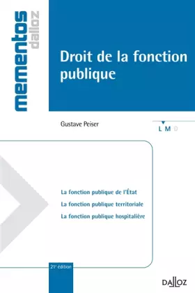Couverture du produit · Droit de la fonction publique - 21e éd.: Mémentos