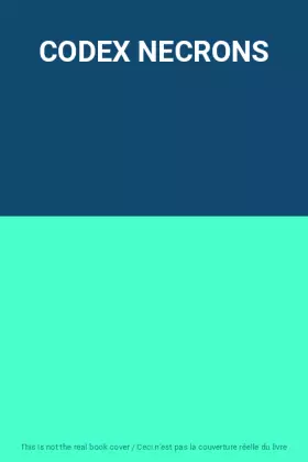 Couverture du produit · CODEX NECRONS