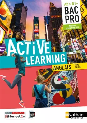 Couverture du produit · Active Learning - Anglais Bac Pro - Niveau A2B1+