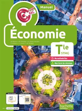 Couverture du produit · Objectif Bac Économie Terminale STMG (manuel) - Ed. 2024