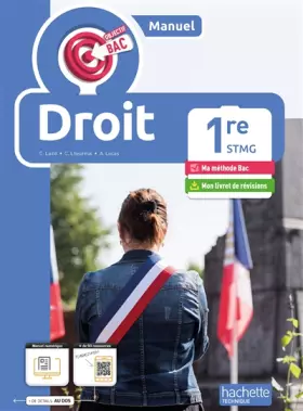 Couverture du produit · Objectif Bac Droit 1re STMG (manuel) - éd. 2024