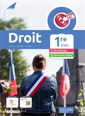 Couverture du produit · Objectif Bac Droit 1re STMG (détachable) - Ed. 2022