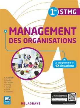 Couverture du produit · Management des organisations 1re STMG (2016) - Pochette élève: Le programme en 12 situations