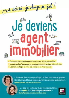 Couverture du produit · C'est décidé, je change de job ! Je deviens agent immobilier