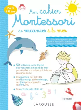 Couverture du produit · Mon cahier Montessori de vacances à la mer- Cahier de vacances