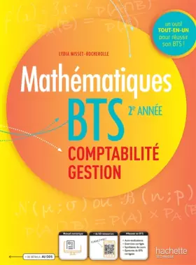 Couverture du produit · Maths BTS comptabilité et gestion 2e année - Livre de l'élève - Ed. 2024