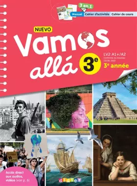 Couverture du produit · NUEVO Vamos allá 3e - Ed. 2024 - Manuel-cahier élève
